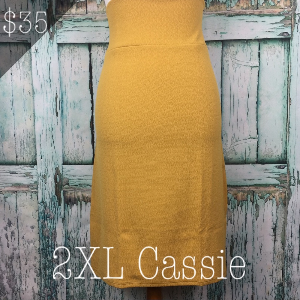 Lularoe Cassie Mustard